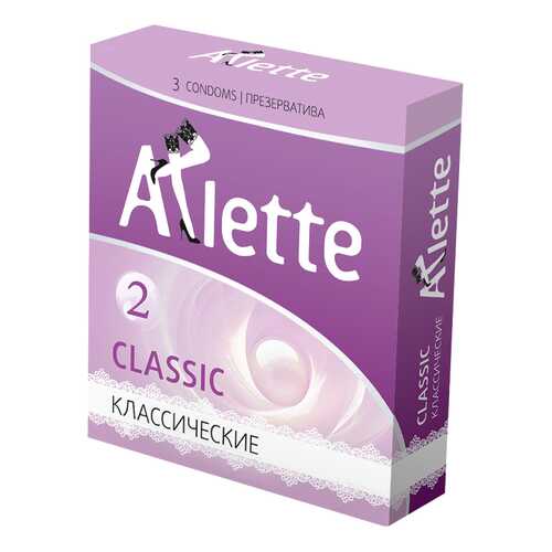 Классические презервативы Arlette Classic 3 шт. в Рив Гош