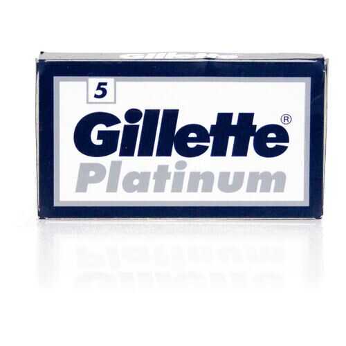 Джилет Платинум / Gillette Platinum - Двусторонние лезвия для бритья 5 шт в Рив Гош