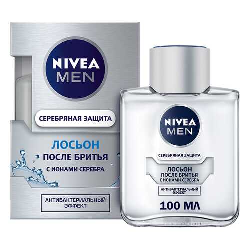 Лосьон после бритья NIVEA Серебряная защита 100мл в Рив Гош