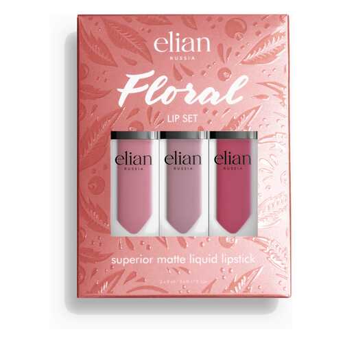 Набор жидких матовых помад Elian Russia Floral Lip Set в Рив Гош