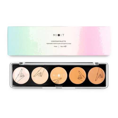 Палетка для контуринга лица Mixit Set it & Forget it Contour Palette кремовая 1,5х5 г в Рив Гош