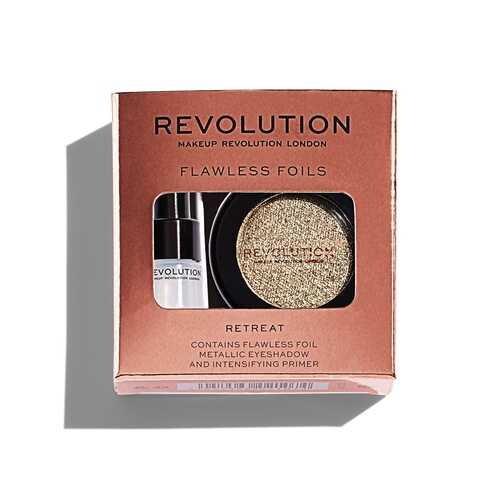 Праймер + тени для век Makeup Revolution Flawless Foils, Retreat в Рив Гош