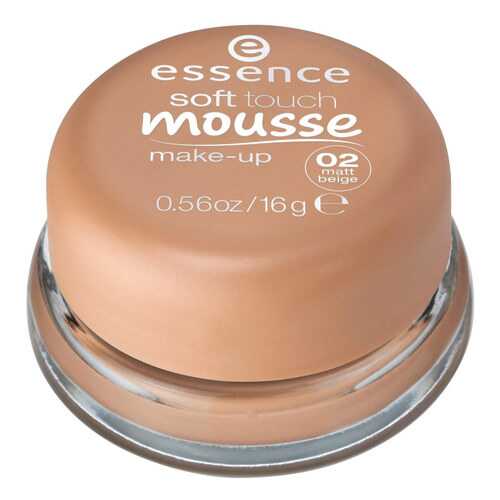 Тональный крем essence Soft Touch Mousse Make-up 02 Matt Beige 16 г в Рив Гош