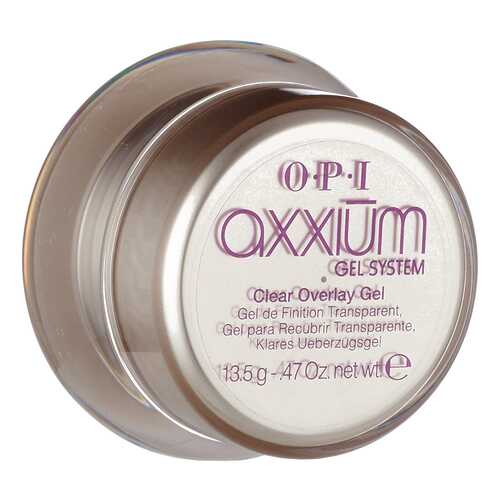 База для ногтей O.P.I Axxium Clear Overlay Gel 10 гр в Рив Гош