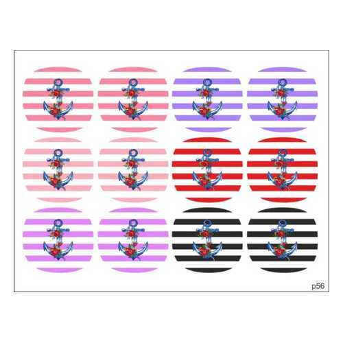 BPW.Style Слайдер-дизайн «Якорь» №p56 для педикюра в Рив Гош