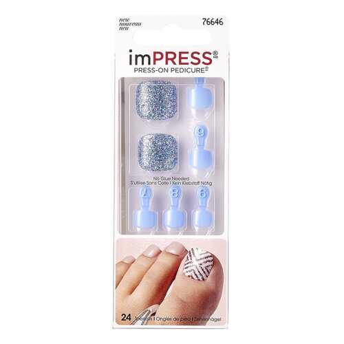 Накладные ногти Kiss Impress Toe Nails BIPT014C 30 шт. в Рив Гош