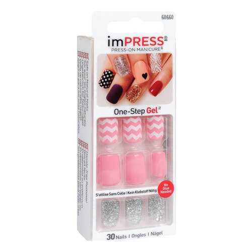 Лак для ногтей Kiss Impress Press-On Manicure One Step Gel Bipd 280 24 шт в Рив Гош