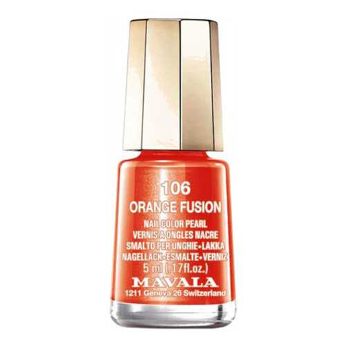 Лак для ногтей Mavala Techni-Color’s 106 Orange Fusion 5 мл в Рив Гош