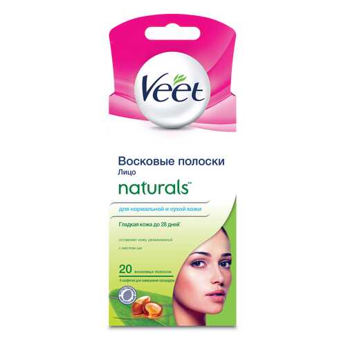 Полоски для депиляции Veet Naturals 20 шт в Рив Гош