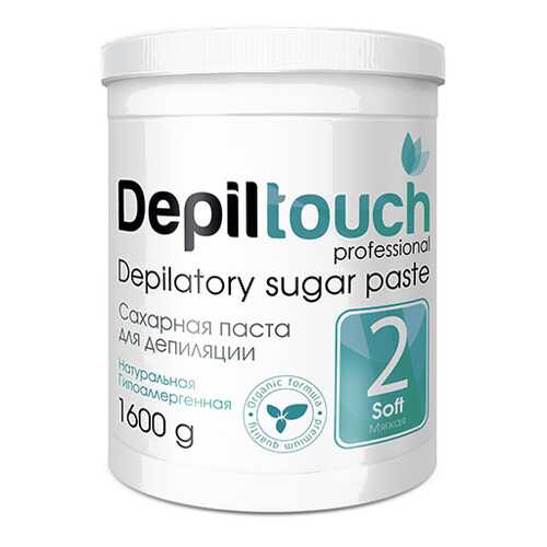 Сахарная паста для депиляции Depiltouch Depilatory Sugar Paste Soft №2 мягкая, 1600 гр в Рив Гош