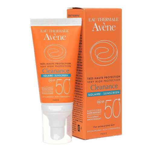 Солнцезащитное средство Avene Cleanance Solaire SPF 50 50мл в Рив Гош