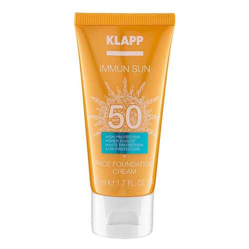 Солнцезащитное средство Klapp Immum Sun Face Foundation Cream в Рив Гош