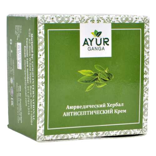 Крем АНТИСЕПТИЧЕСКИЙ (Ayurvedic Herbal ANTISEPTIC Cream) AYUR GANGA, 30г в Рив Гош