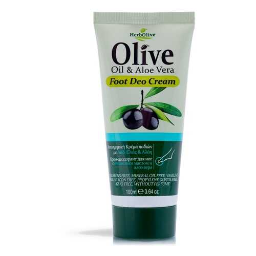 Крем-дезодорант для ног с алоэ вера Herbolive Olive Oil&Aloe Vera Foot Deo Cream в Рив Гош