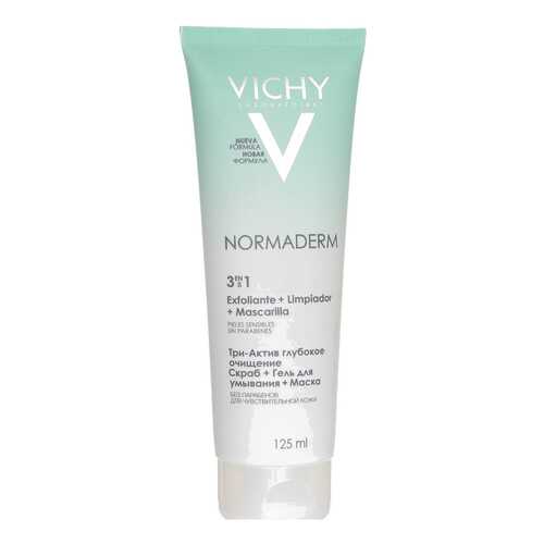 Скраб для лица Vichy Normaderm 3в1 125 мл в Рив Гош