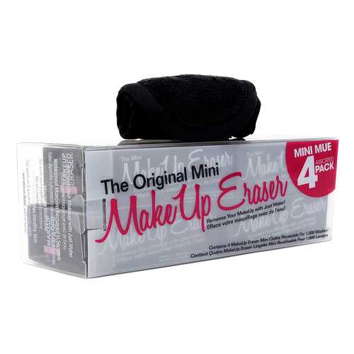 Средство для снятия макияжа MakeUp Eraser The Original Mini Black салфетки 4 шт в Рив Гош