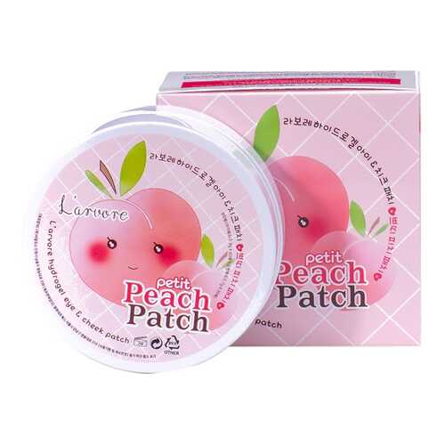 Патчи для глаз L’arvore Hydrogel Eye & Cheek Petit Peach Patch 100 г в Рив Гош