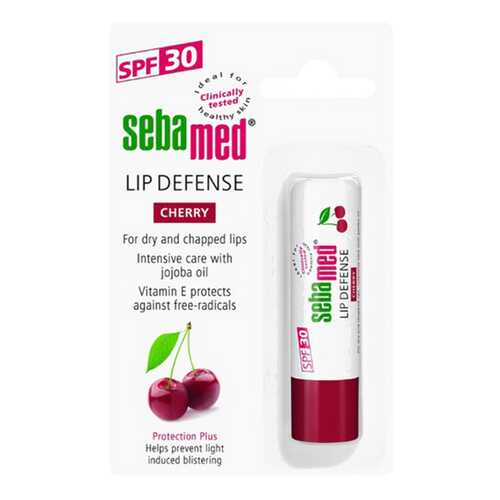 Гигиеническая помада Sebamed Sensitive Skin Lip Defense SPF 30 вишня 4,8 г в Рив Гош