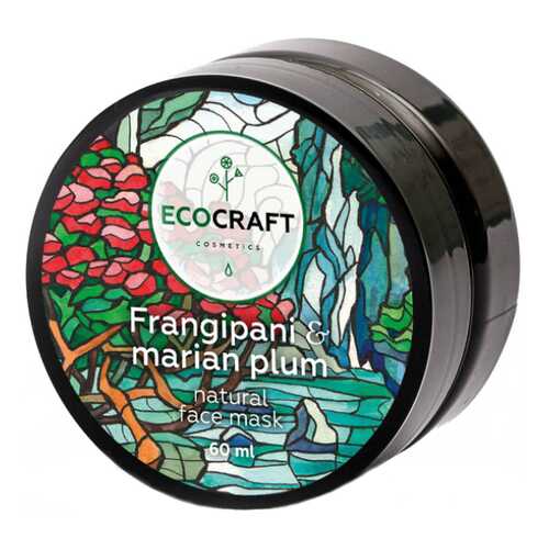 Маска для лица Ecocraft Natural Hydrogel Face Mask Frangipani and marian plum 60 мл в Рив Гош