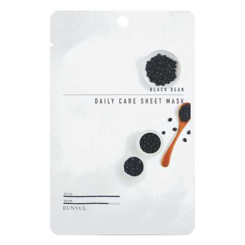 Маска для лица Eunyul Black Bean Daily Care Sheet Mask 22 мл в Рив Гош