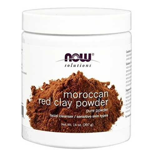 Маска для лица Now Moroccan Red Clay Powder 170 г в Рив Гош