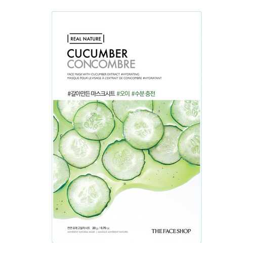 Маска для лица The Face Shop Real Nature Сucumber Face Mask 20 г в Рив Гош