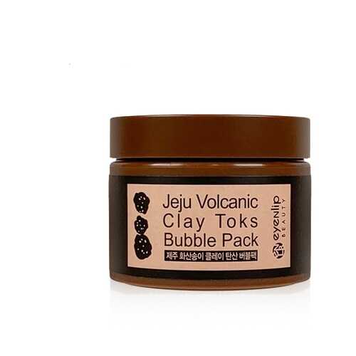 Маска очищающая с вулканической глиной JEJU VOLCANIC CLAY TOKS BUBBLE PACK 100мл в Рив Гош