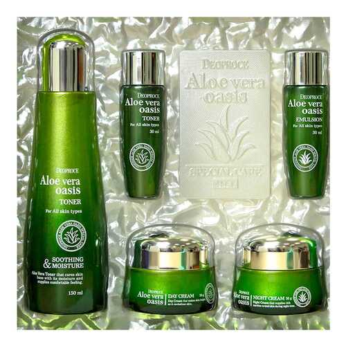 Набор косметики для лица Deoproce Aloe Vera Oasis Special Care 4 Set в Рив Гош