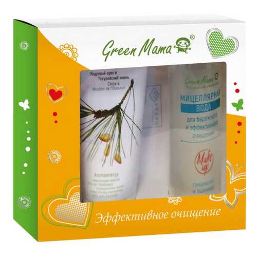 Набор средств по уходу за лицом Green Mama Эффективное очищение Effective cleansing Set в Рив Гош