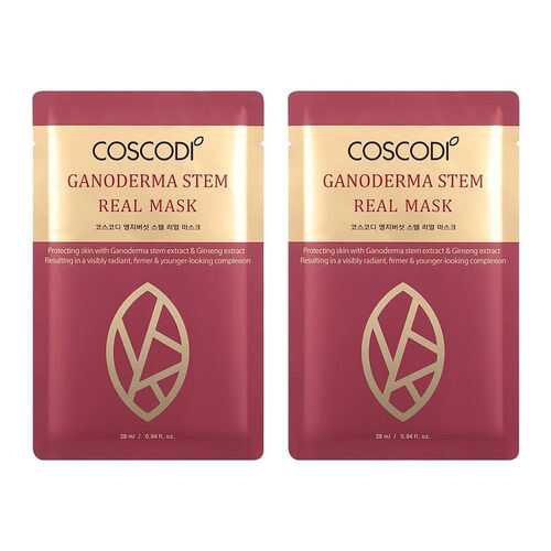 Тканевая маска COSCODI GANODERMA STEM REAL MASK 2 шт. в Рив Гош