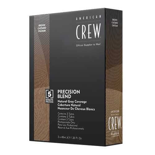 Краска для волос American Crew Precision Blend натуральный оттенок 4/5 3х40 мл в Рив Гош