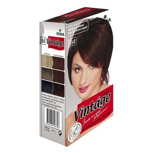 Краска для волос FIONA Vintage Color 64 Махагон 180 мл в Райвал Гуш