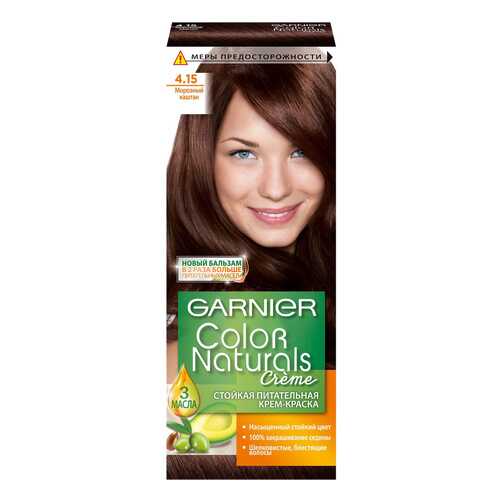 Краска для волос Garnier Color Naturals 4.15 Морозный каштан в Рив Гош