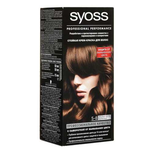 Краска для волос Syoss Color 5-8 Ореховый светло-каштановый в Рив Гош