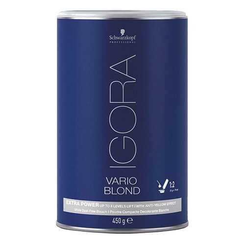 Порошок для обесцвечивания волос Schwarzkopf NEW Igora Vario Blond Super Plus 450 г в Рив Гош