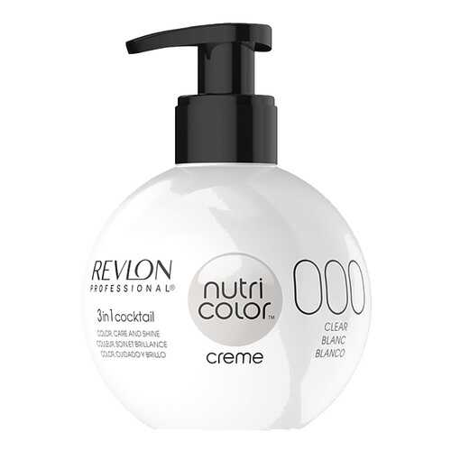 Тонирующий бальзам Revlon Professional Nutri Color Creme White 000 Белый 250 мл в Рив Гош