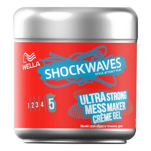 Гель для укладки Wella Shockwaves Ultra Strong Mess Maker в Рив Гош