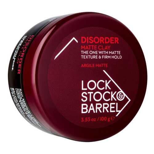 Средство для укладки волос Lock Stock & Barrel Disorder Ultra Matte Clay 100 г в Рив Гош